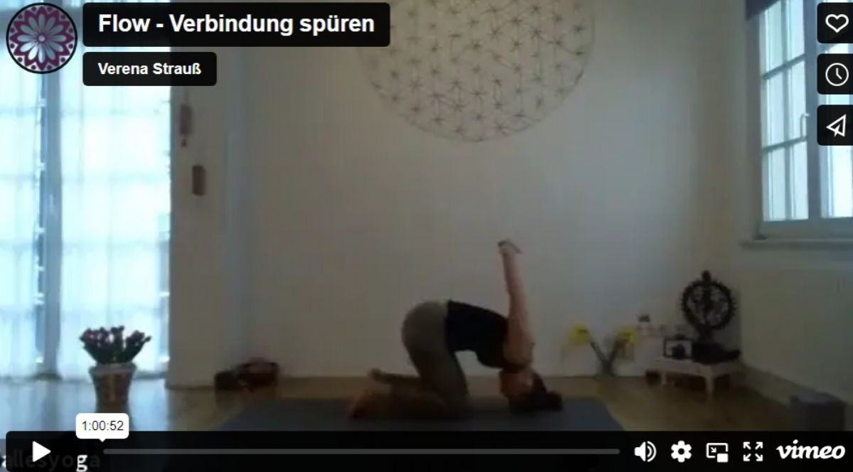 Yoga-Flow: Verbindung spüren