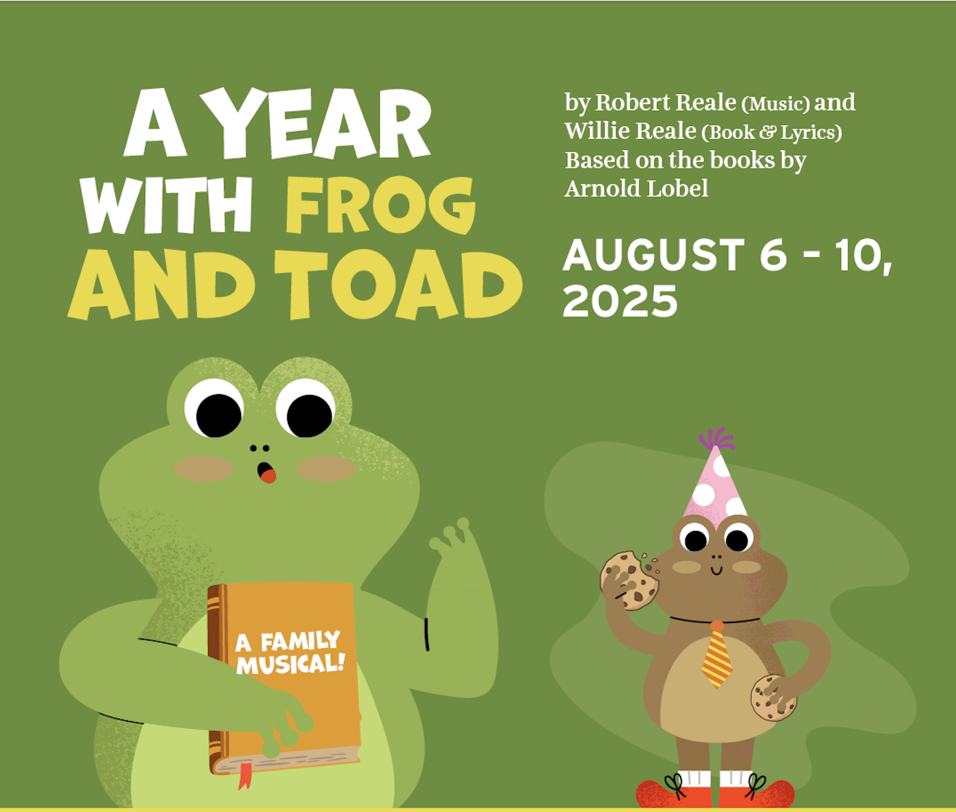 A Year With Frog and Toad based on the book by Arnold Lobel