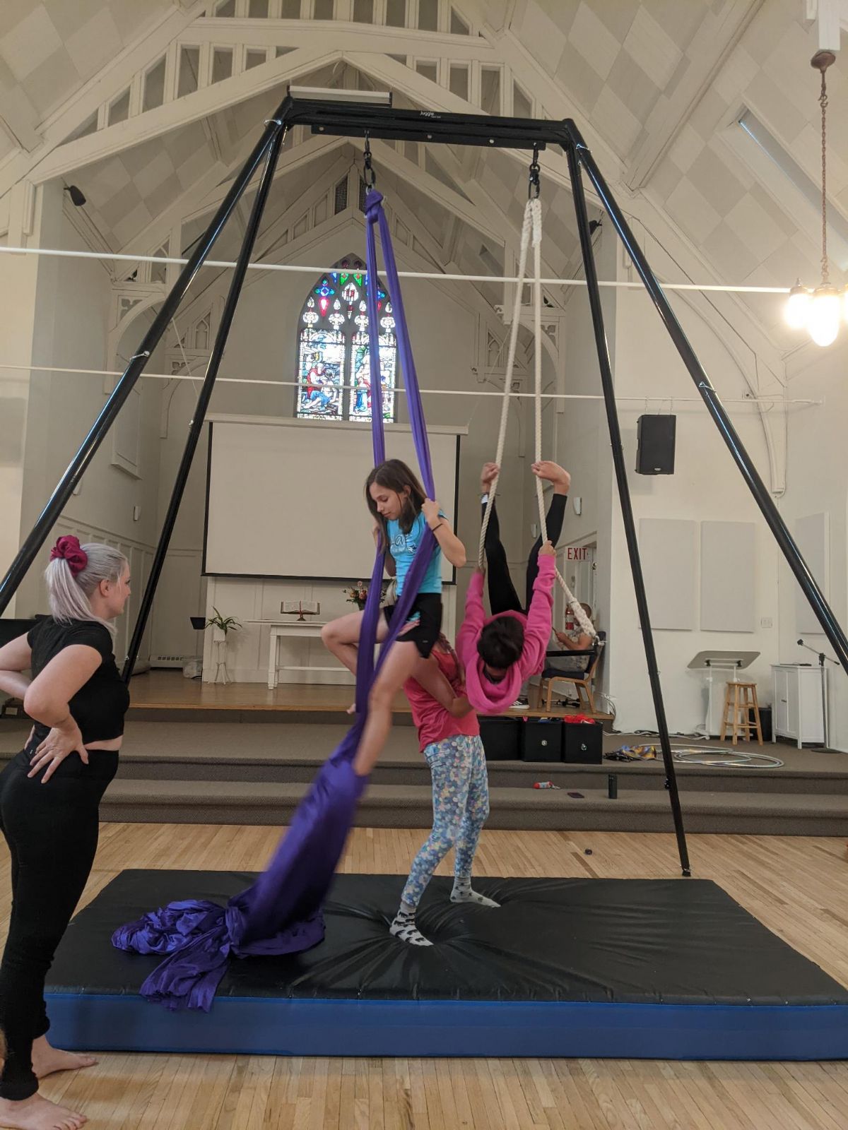 Baxter Field Trip: Aerial Arts for Ages 6 - 14 with NorthFIRE Circus at The Andrew, Picton