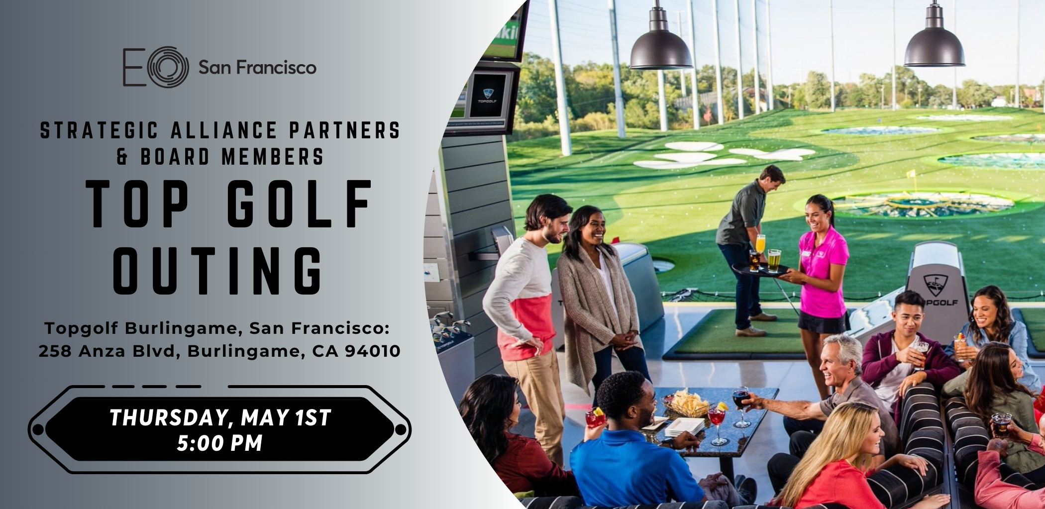 Top Golf Outing Event! Strategic Alliance Partners & EOSF Board Members!