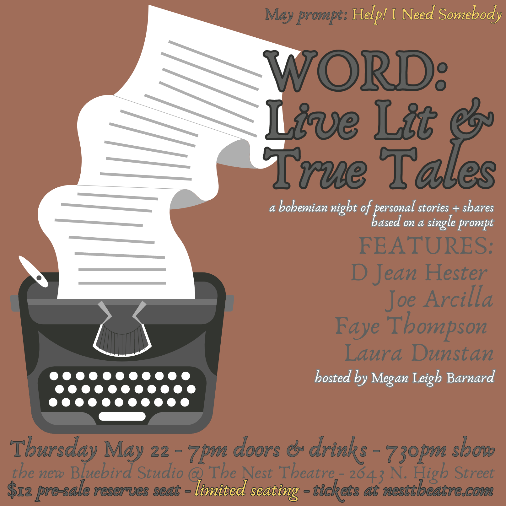 Word – Live Lit & True Tales