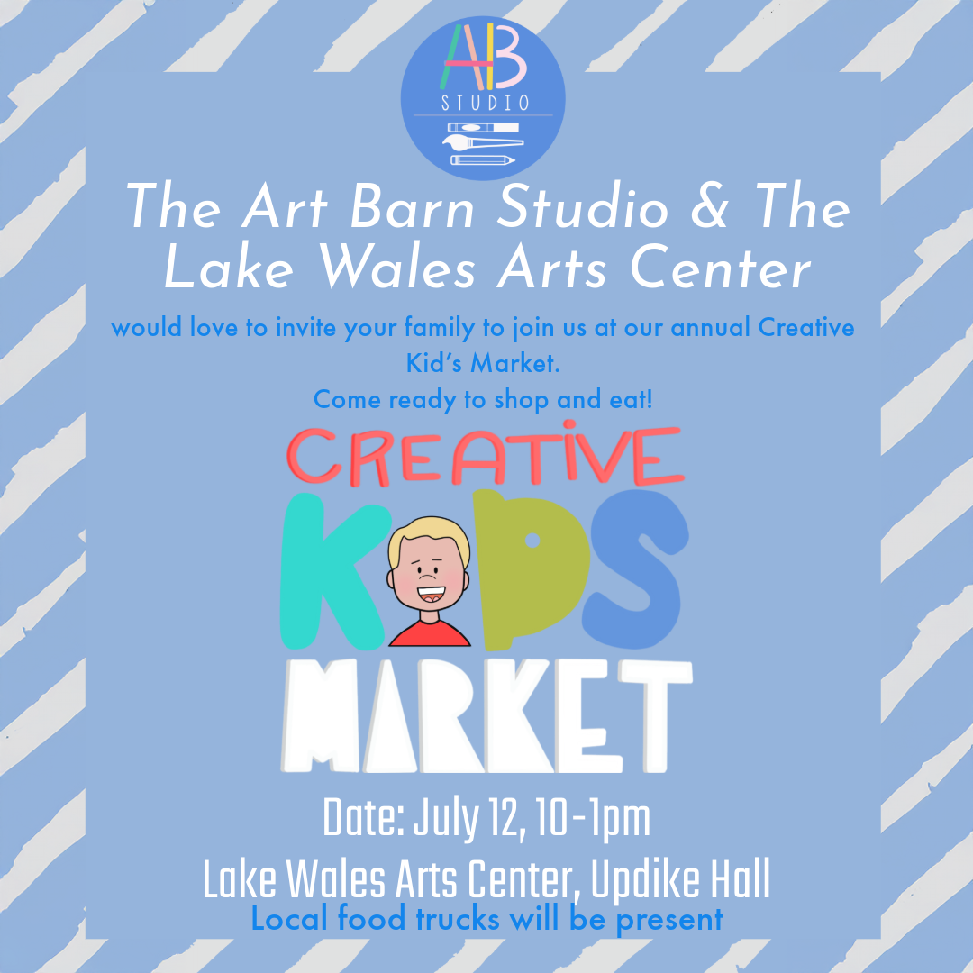 3rd Annual Creative Kids Market Event Poster