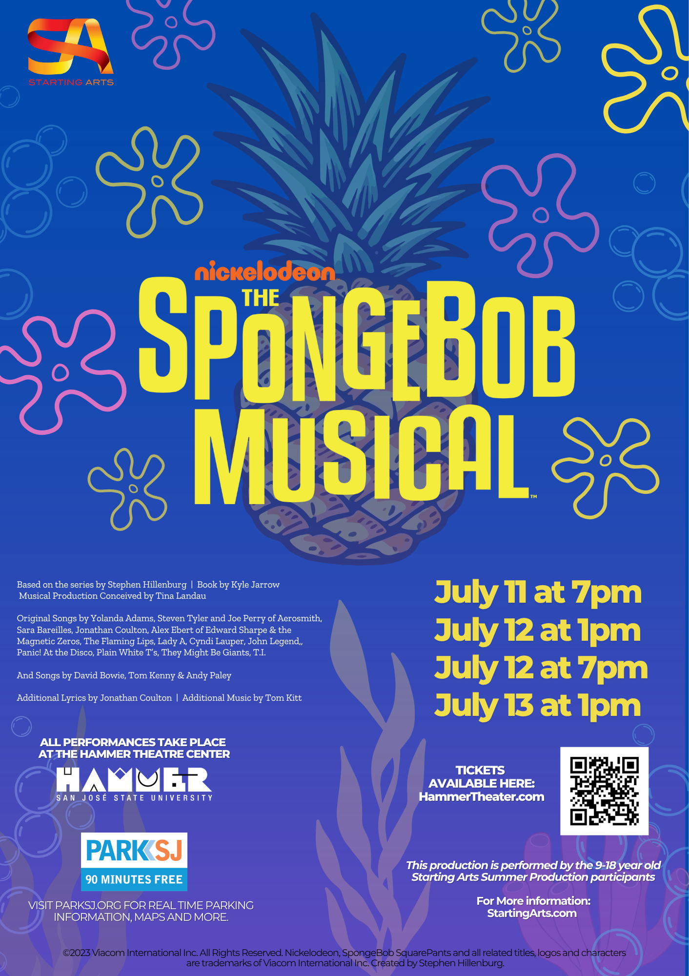 Starting Arts Presents Spongebob the Musical
