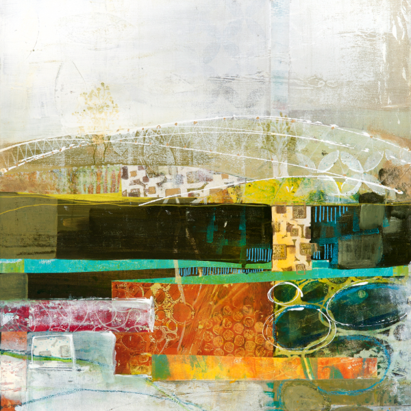 Abstract: Mixed Media Collage 1, TIBUS, 01/12/26 - 01/13/26