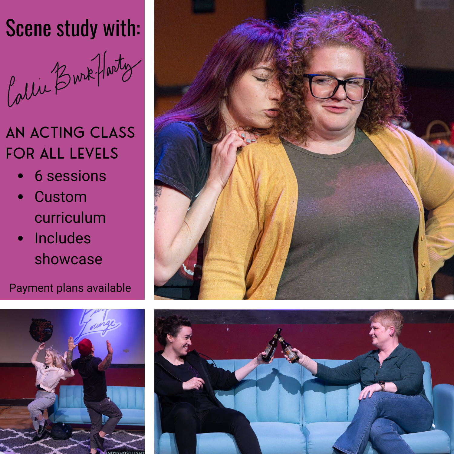 Scene Study Class with Callie Burk-Hartz