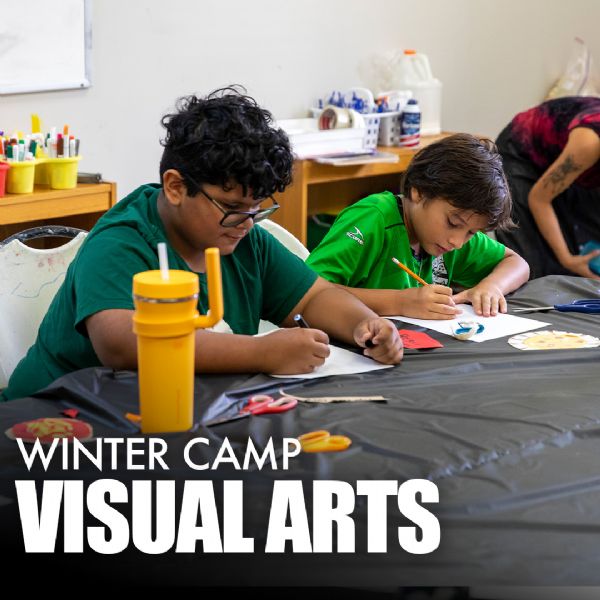 Winter Camp Visual Arts Ages 7+, 12/22/25
