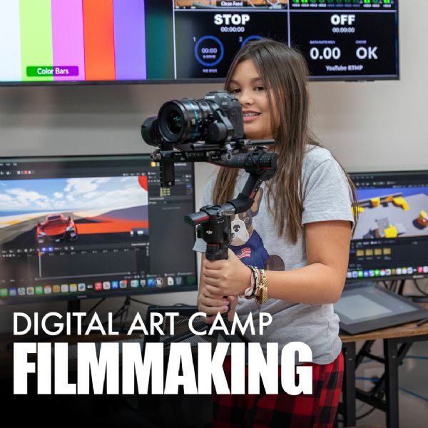 Winter Camp Digital Filmmaking Ages 8+, 12/23/25