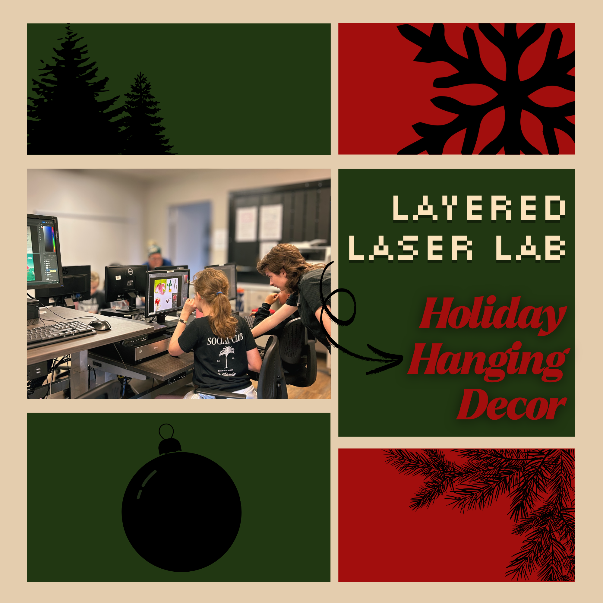 Layered Laser Lab: Holiday Hanging Decor