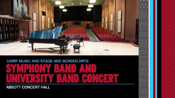 Symphony Band and University Band December Concert
