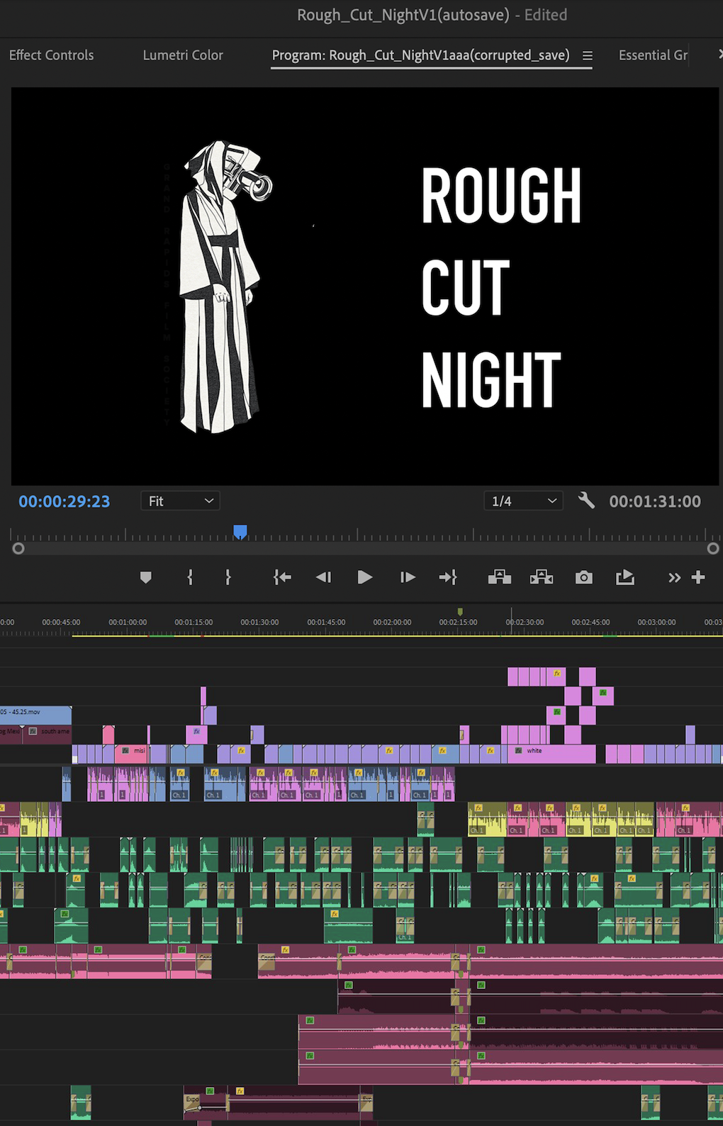 GR Film Society: Rough Cut Night 