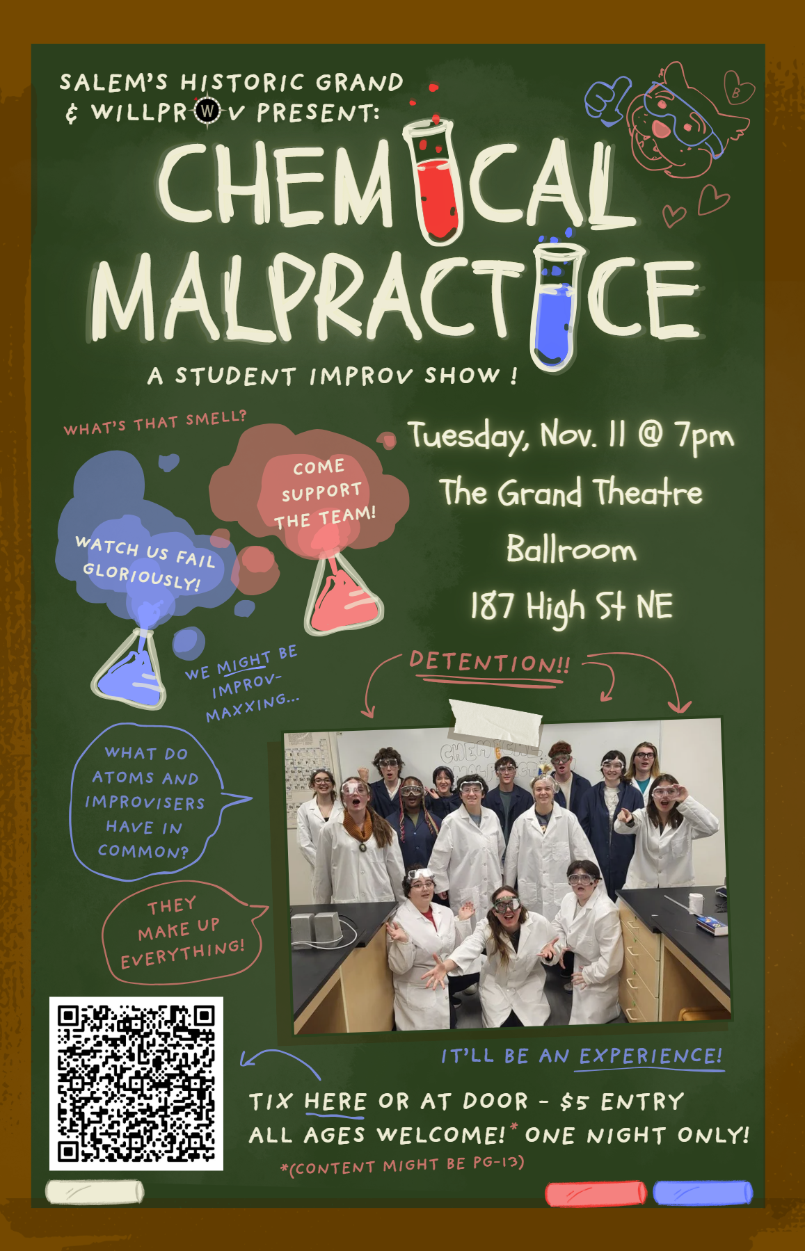Chemical Malpractice: A Willamette University Student Improv Show