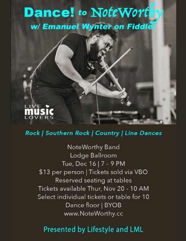 Dance! to Note Worthy w/ Emanuel Wynter on Fiddle