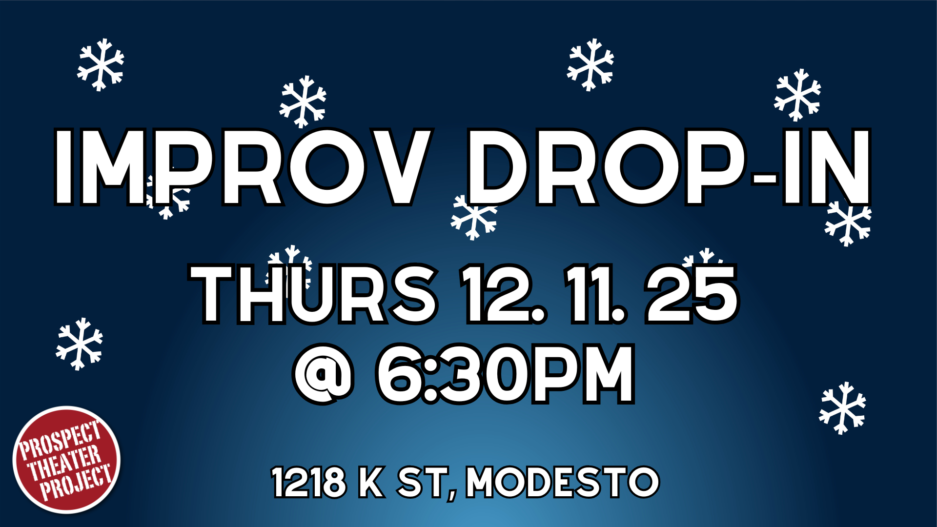 ARTIST LAB CLASSES: December Improv Drop-in!