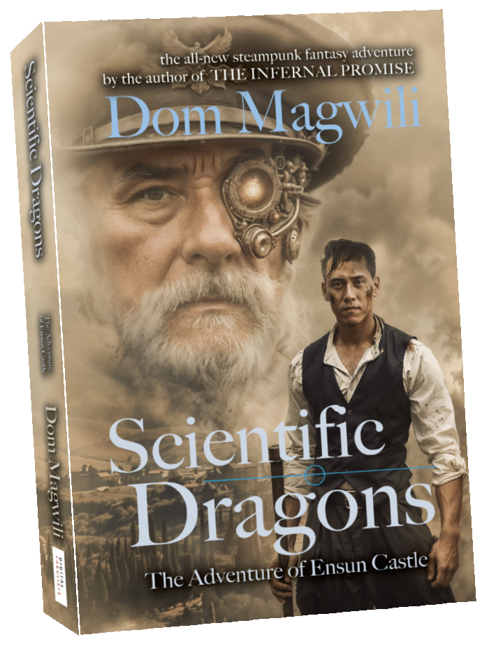 Dom Magwili's Book Launch - Scientific Dragons: The Adventures of Ensun Castle