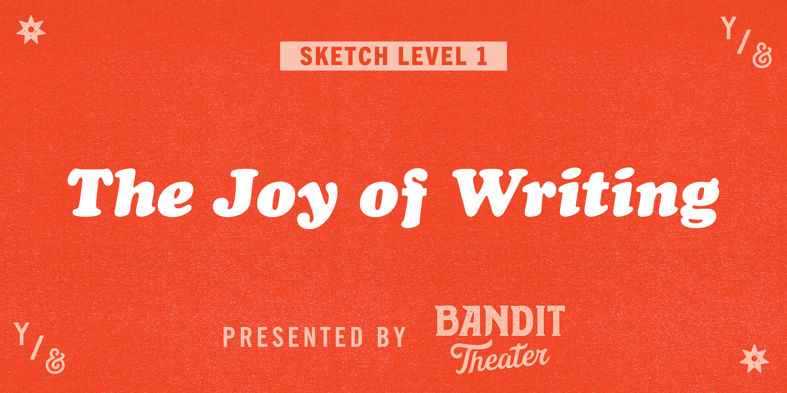 Sketch Comedy 1: The Joy of Writing (Online) - Tuesdays