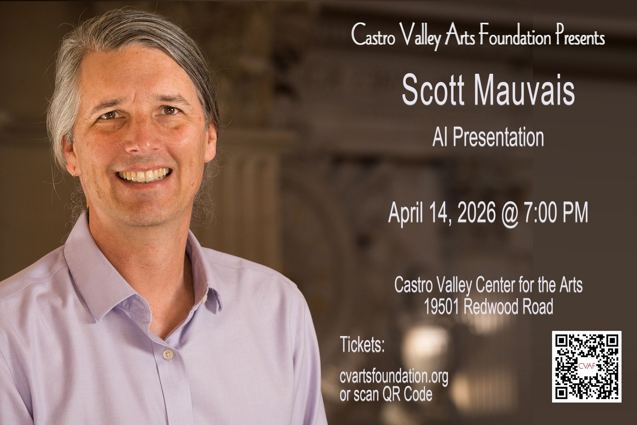 Scott Mauvais: Artificial Intelligence - CV Arts Foundation Speaker Series