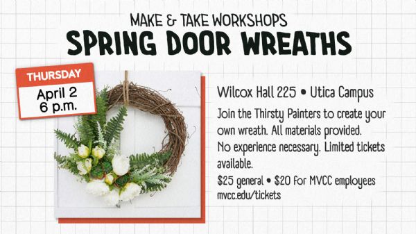 Spring Door Wreaths w/ Thirsty Painters