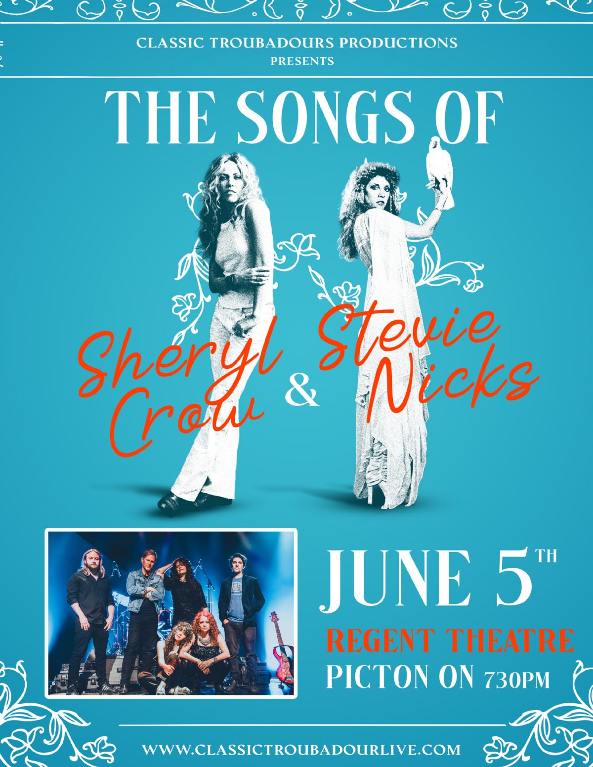 The Songs of Sheryl Crow & Stevie  Nicks presented by Classic Troubadours