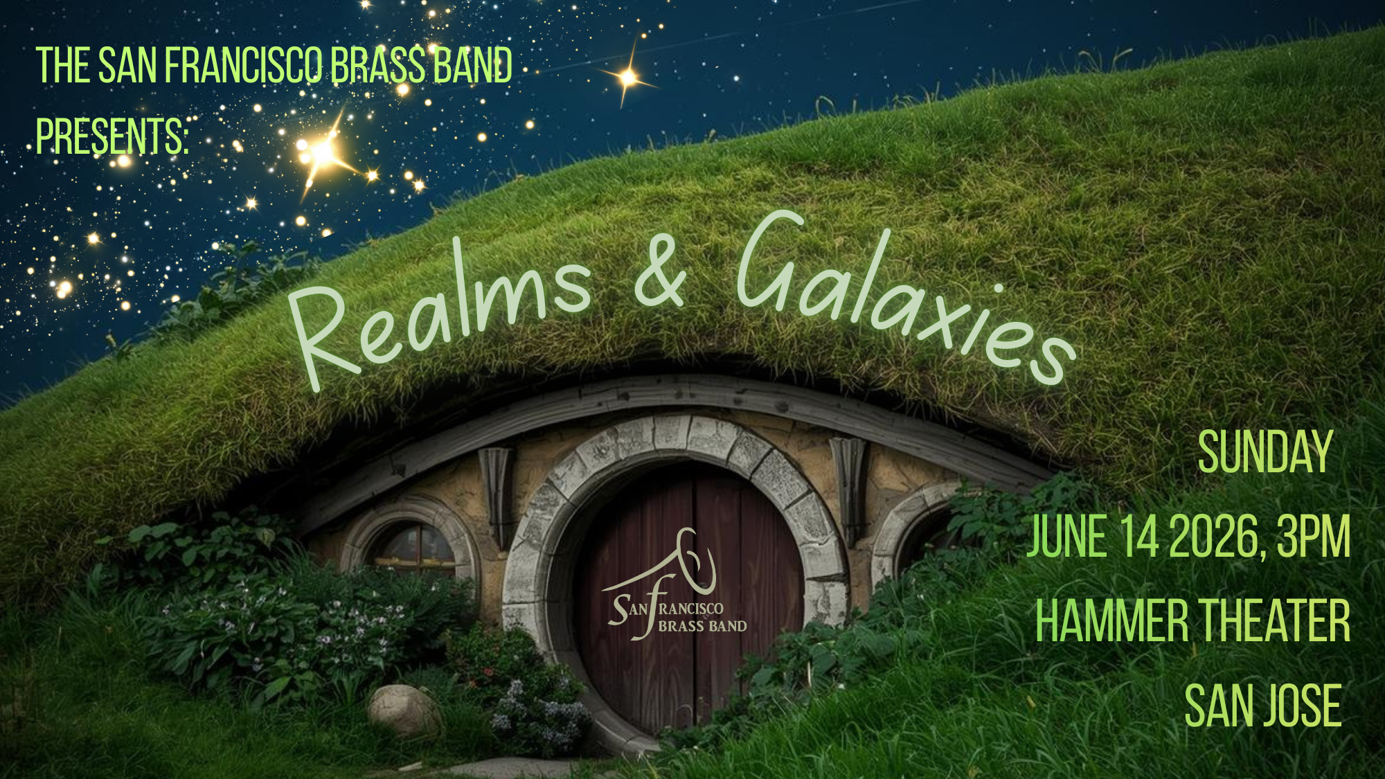 San Francisco Brass Band presents Realms & Galaxies at Hammer Theatre Center