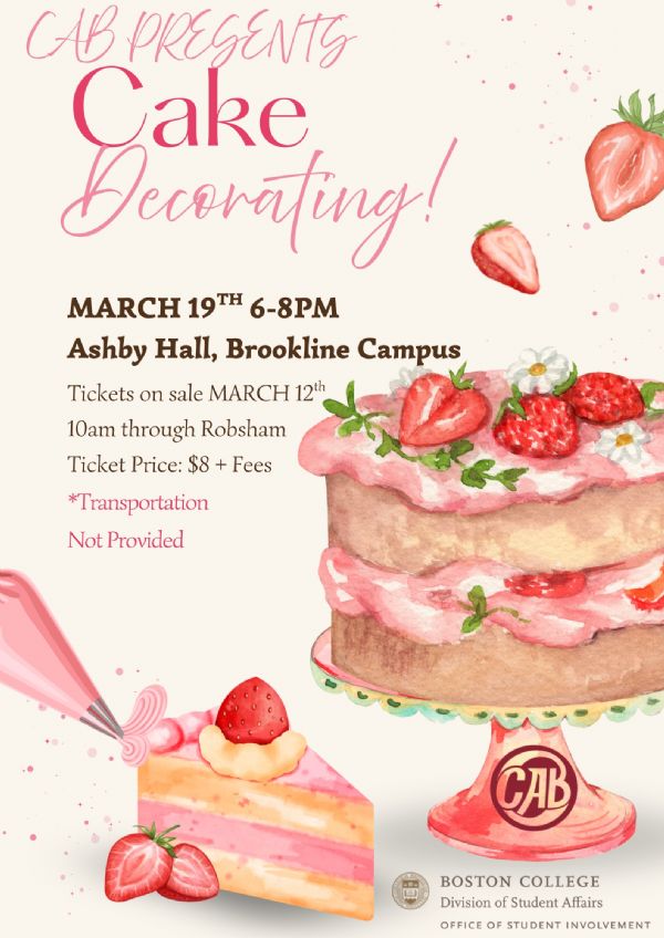 CAB Presents: Cake Decorating