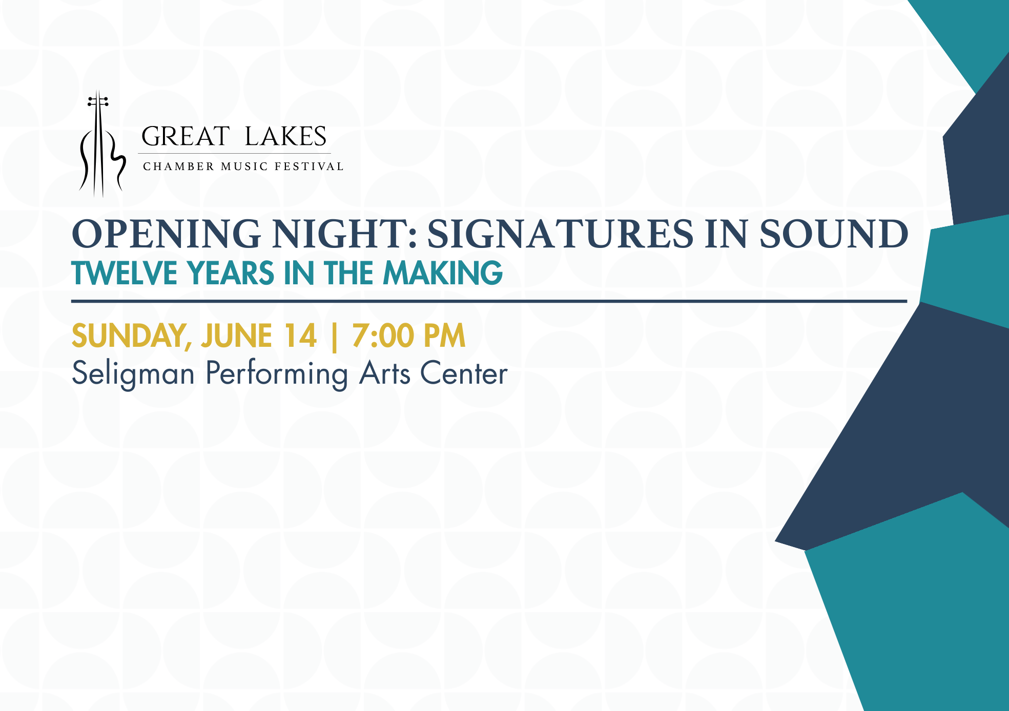 Opening Night: Signatures in Sound