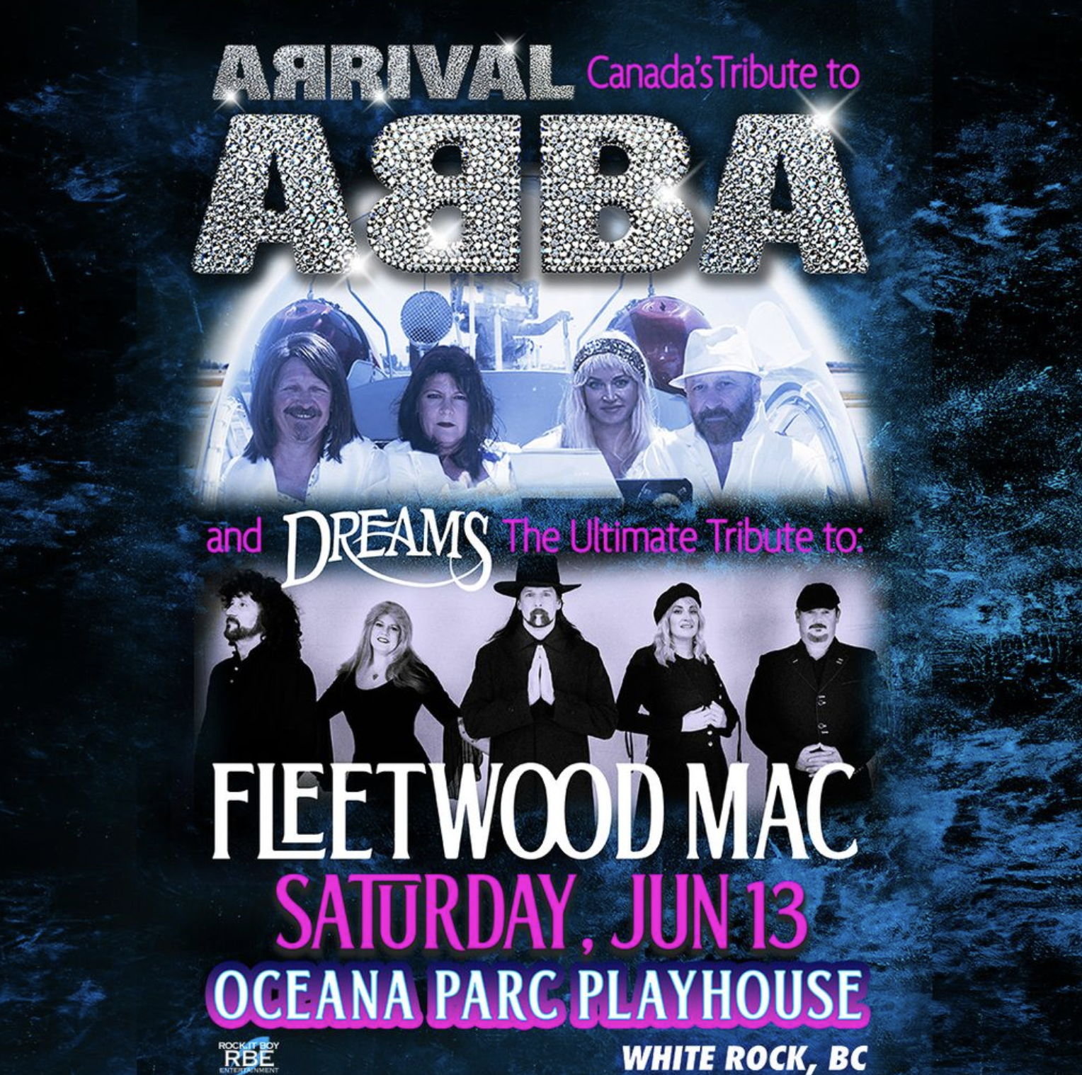 Rock.It.Boy presents Rock.It Boy Entertainment presents ARRIVAL: CANADA’S ABBA TRIBUTE with DREAMS