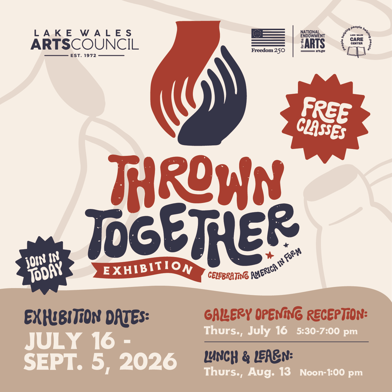Thrown Together: Celebrating America in Form Exhibition