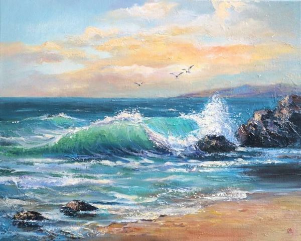 Still Water, Crashing Waves, & Coastal Seascapes, HALES, 4/10/27