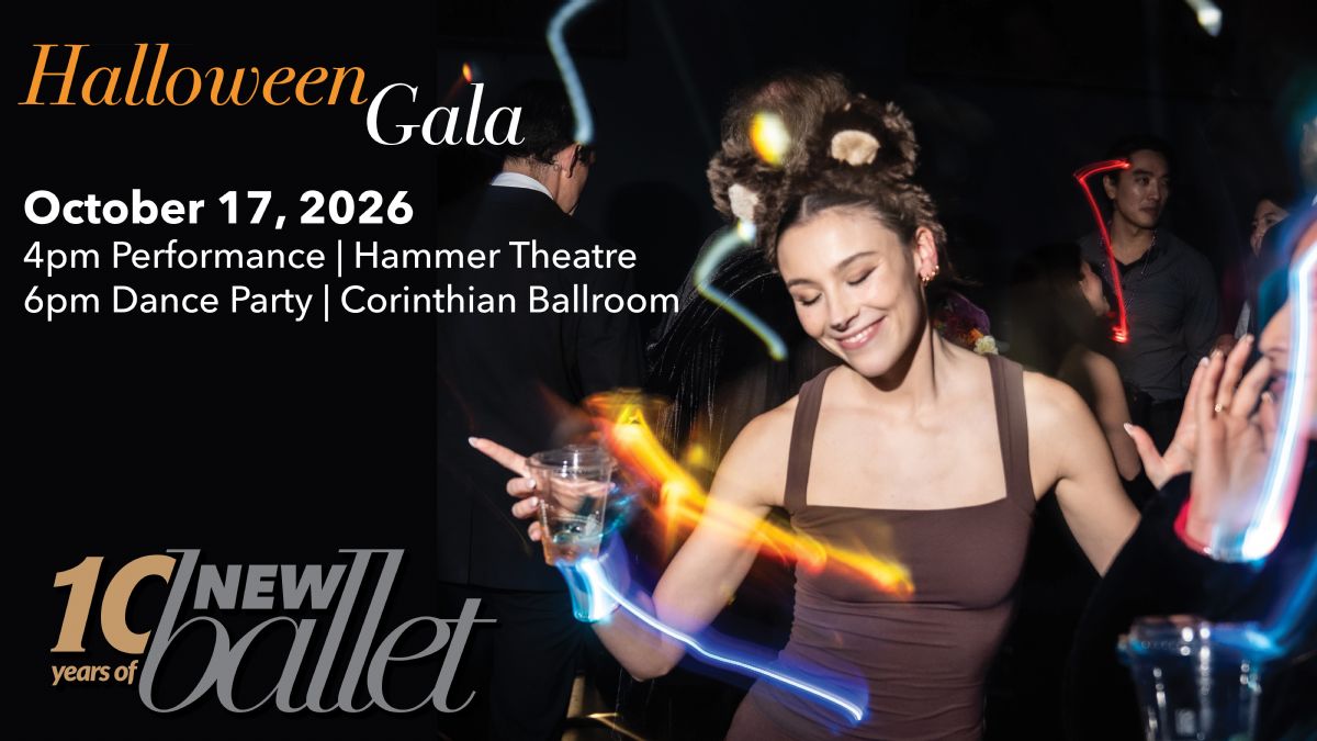 New Ballet presents 10 Year Anniversary Gala and Halloween Dance Party at Hammer Theatre Center