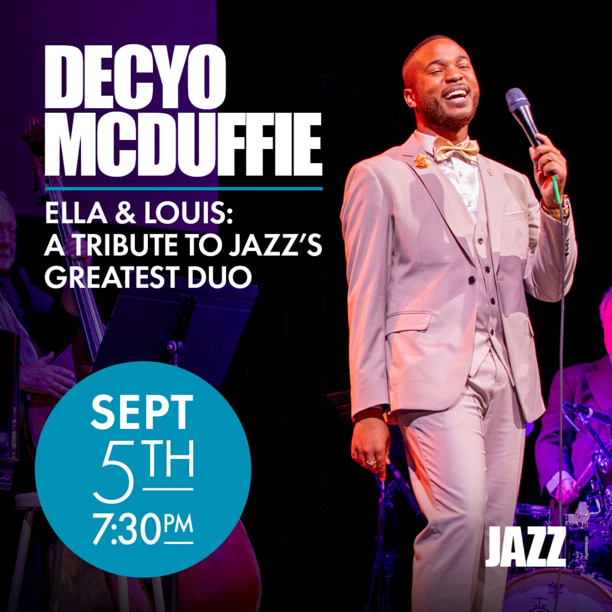 Decyo McDuffie Celebrates Ella & Louis: A Tribute to Jazz's Greatest Duo | 9/5/26