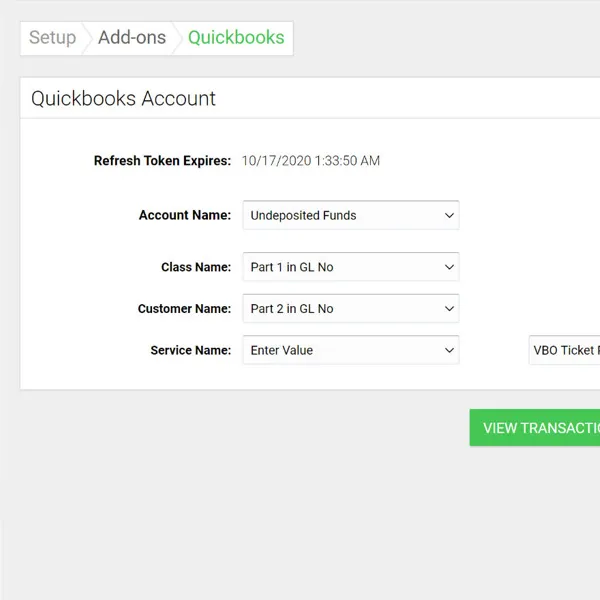 timed ticketing time slots VBO Tickets backend